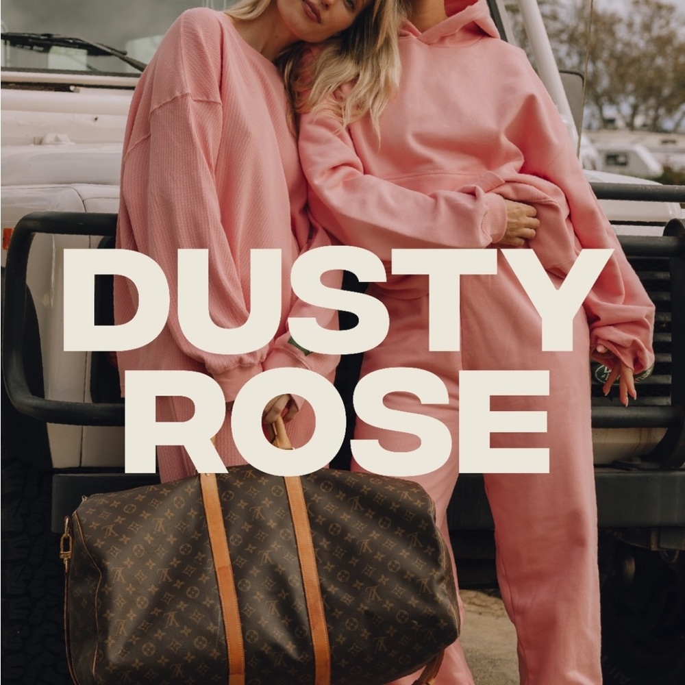 Daily Drills Dusty Rose Thermal Set (Long Sleeve and Pants)